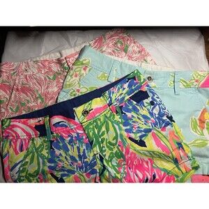 Lilly Pulitzer Women’s Shorts Size 2 Callahan & Buttercup Lot of 3